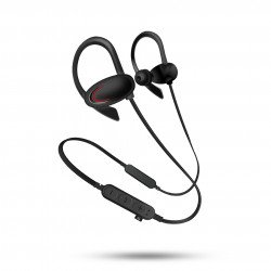 Hook Style Bluetooth Earphone Headset with MicroSD Music Slot MSF1 (Black)